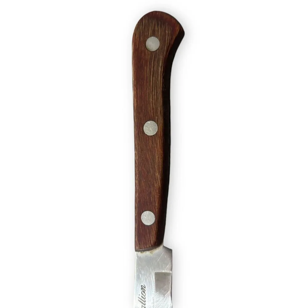 Vintage Stainless Steel Japan Maxam Paring Knife Wood Handle See Pictures